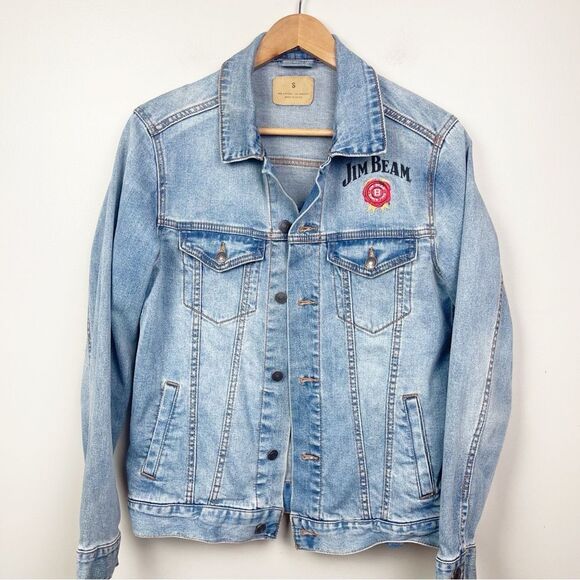 Jim Beam Denim Jacket Small - Picture 1 of 6